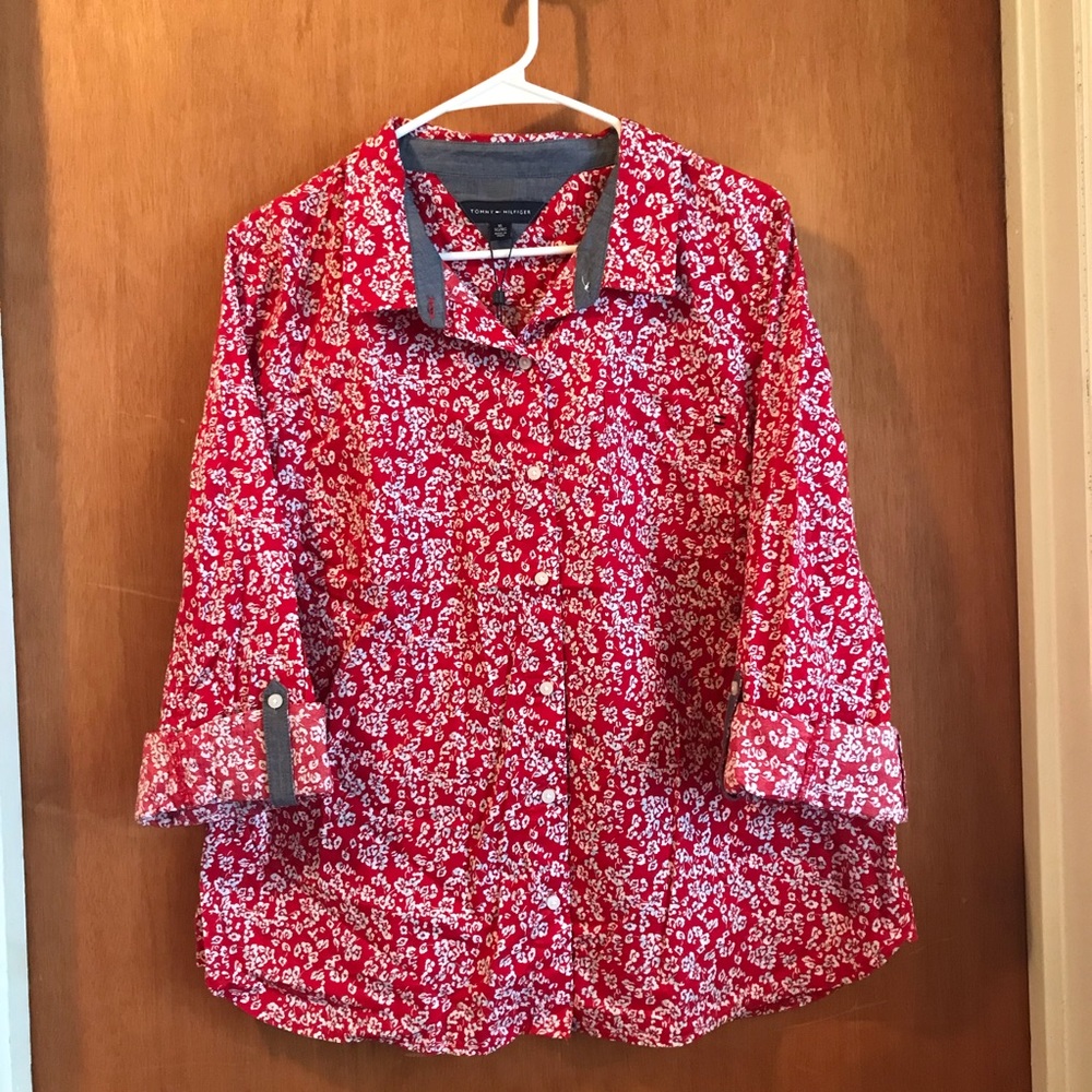 Tommy Hilfiger Heritage button down blouse